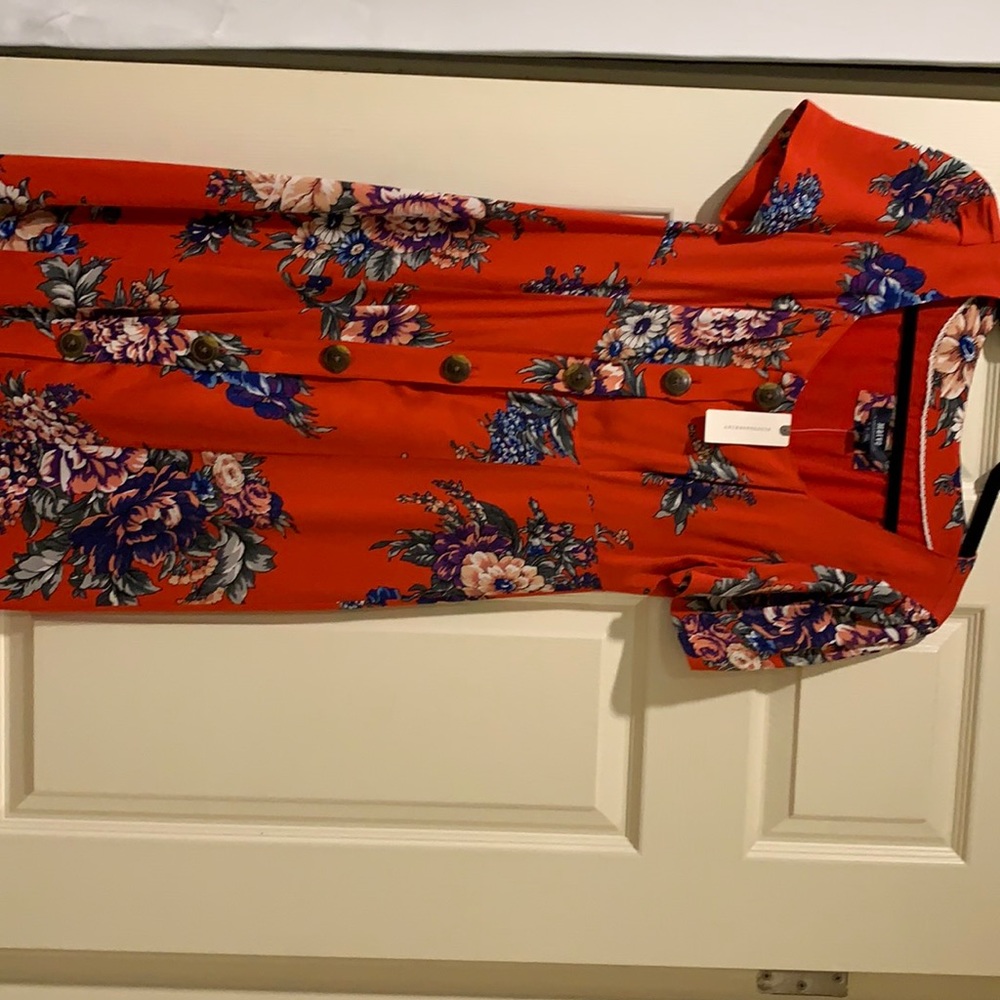 Maeve floral midi dress